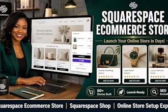 build squarespace ecommerce store sqarespace online store squarespace shop setup