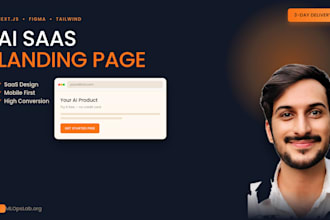 build a landing page for your ai tool or saas product