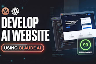 develop ai website using claude ai