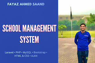 build a school management system in laravel PHP