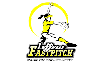 design inspire fast pitch softball players logo