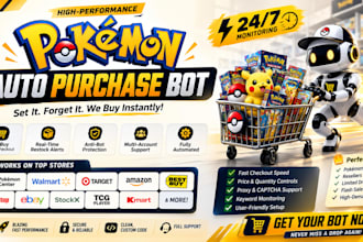 do auto purchase bot walmart bot shopping bot pokemon bot target bot