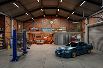 create realistic assets and props game ready