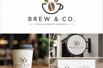 design modern minimalist logo in canva