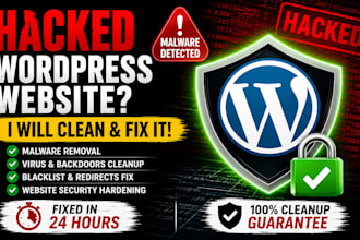 fix hacked wordpress website and remove malware