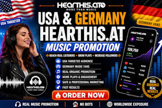 do USA hearthis at german promotion hearthis at music promotion