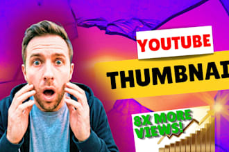 design amazing youtube thumbnails for sports and gaming