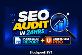 do a professional on page SEO audit using ubersuggest