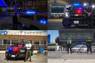 develop custom fivepd scripts, police systems and server features