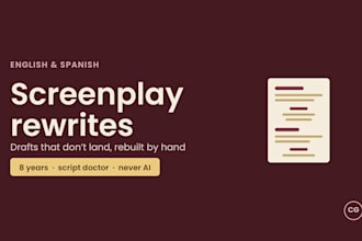 rewrite your screenplay or film script