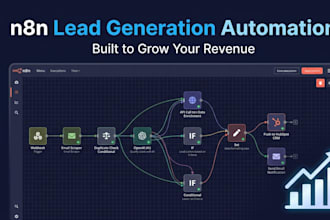 build n8n lead generation automation