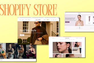 build an automated shopify store with products