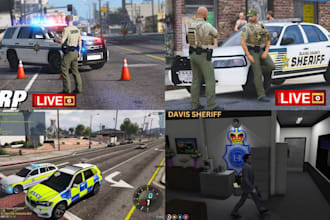 develop fivem fivepd cops, lspd, sheriff server based on qbcore nopixel inspire