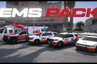 create fivem custom clothing eup packs ems fivepd