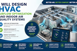 design hvac airflow optimization and indoor air quality systems