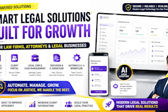 design ai legal assistant website legal portal, legal chatbot docusign legal CRM