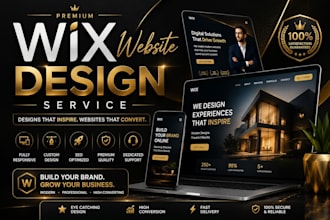 design a professional wix website for your business