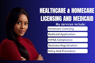 do home care licensing, group home setup, medicaid enrollment, hipaa compliance