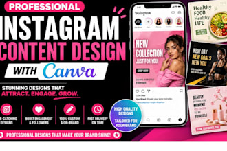 design professional instagram content posts in canva that grow your brand