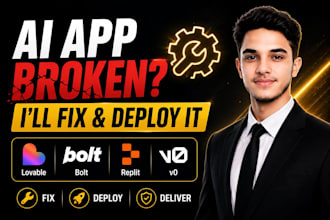 fix bugs in your lovable replit bolt or ai app