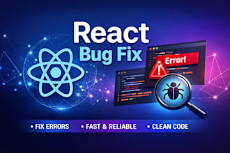 fix your UI, react bugs, components or errors
