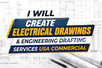 create electrical drawings and engineering drafting services USA commercial