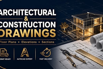 make permit ready architectural and construction drawings