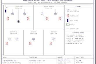 create professional mep electrical autocad drawings and layouts