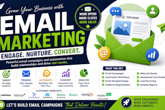 create, setup,  and optimize your email marketing campaigns
