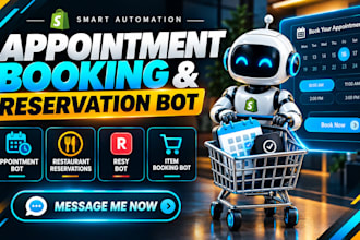built appointment bot resy bot reservation bot item bot booking bot