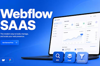 webflow developer saas website cms fix