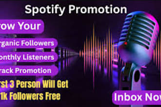 organic spotify and apple podcast promotion