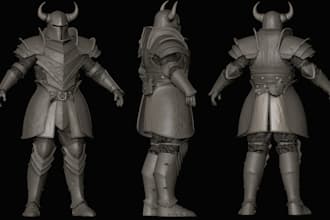 3d cosply model, cosplay creation, 3d armor, 3d mask model, cosplay commission