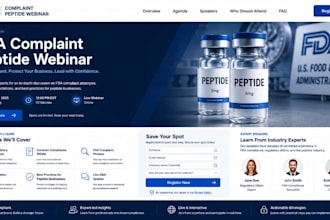 build an fda compliant peptide woocommerce website