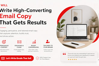 write high converting promotional email copy that drives sales