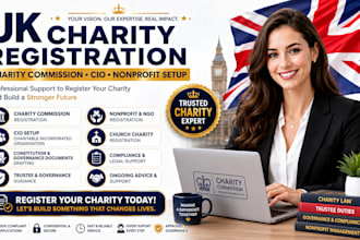 register UK charity charity commission cio and nonprofit setup