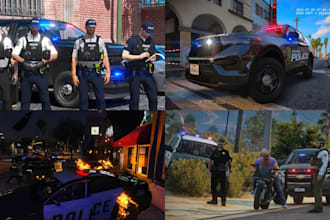 develop fivepd police mods, calls, scripts, jobs, dispatch and server setup