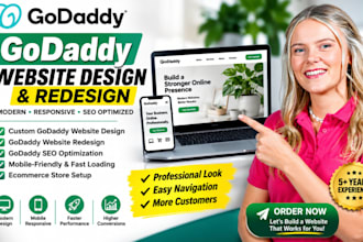 godaddy website design godaddy redesign godaddy seo and website development