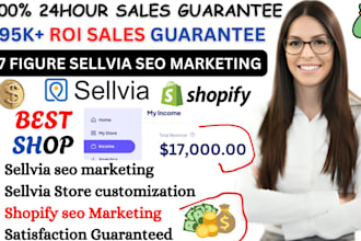 do high ticket sellvia store promotion, sellvia marketing, shopify marketing