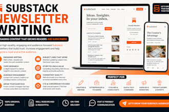 write engaging substack newsletters that grow readers and suscribers