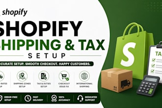 setup shopify shipping and tax optimize shopify  shipping rates checkout errors