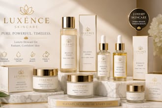 design cosmetic packaging, skincare packaging and beauty label design