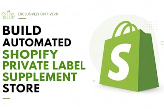 create a 7 figure private label health wellness supplement shopify store design