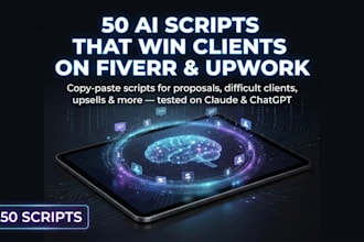provide 50 tested ai prompts to win freelance clients