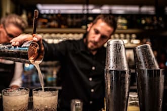 create a professional cocktail menu for your bar or event