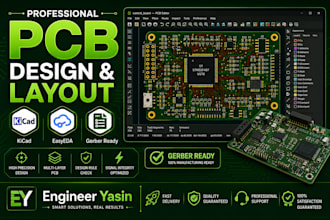 design a professional pcb schematic and layout