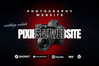 design wedding website squarespace, showit photography website, pixieset website