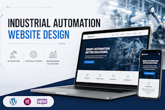 build a website for industrial automation and control system companies