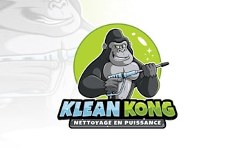 design fresh wash cleaning business logo