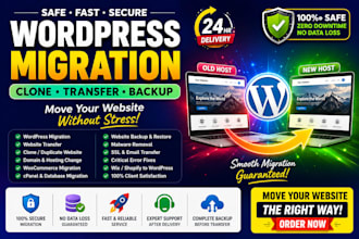 migrate, clone, transfer, backup or duplicate your wordpress website safely